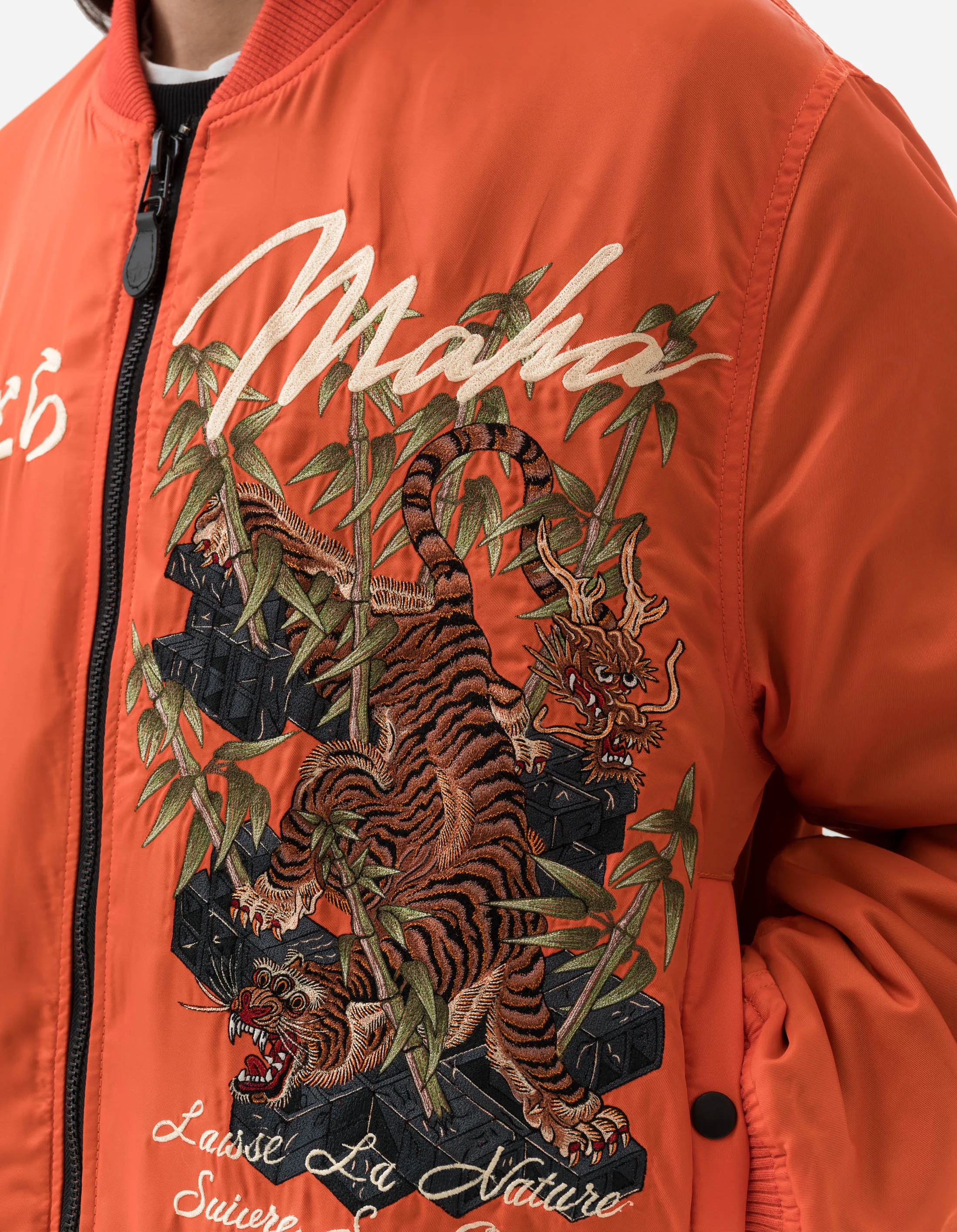 5096 Take Tora MA1 Flight Jacket Blaze Orange