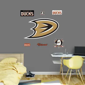 Anaheim Ducks:  Secondary Logo        - Officially Licensed NHL Removable     Adhesive Decal