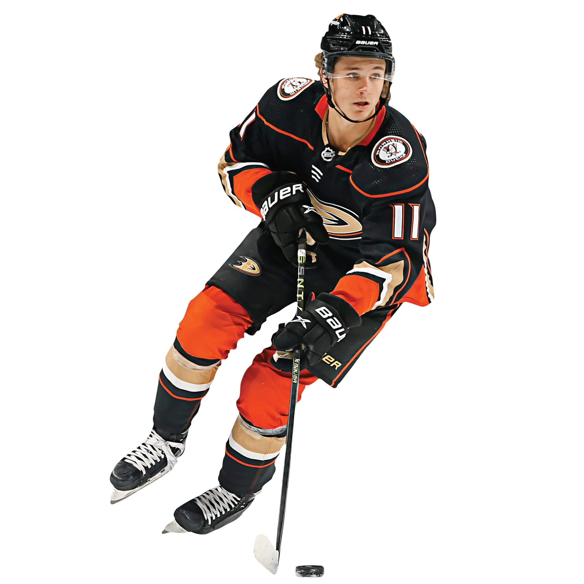 Anaheim Ducks: Trevor Zegras         - Officially Licensed NHL Removable     Adhesive Decal