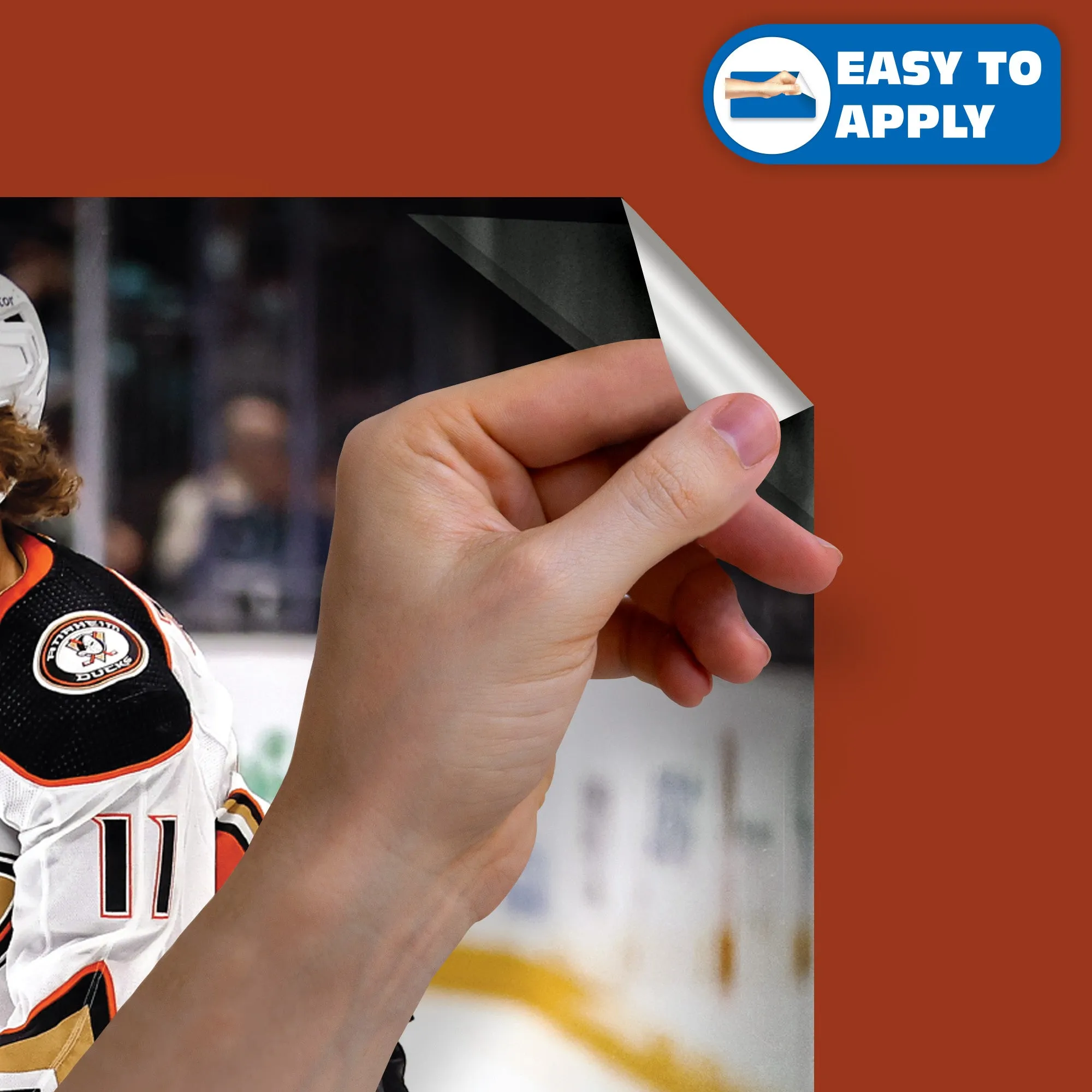 Anaheim Ducks: Trevor Zegras         - Officially Licensed NHL Removable     Adhesive Decal