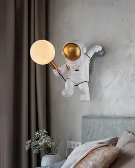 Astronaut Wall Light