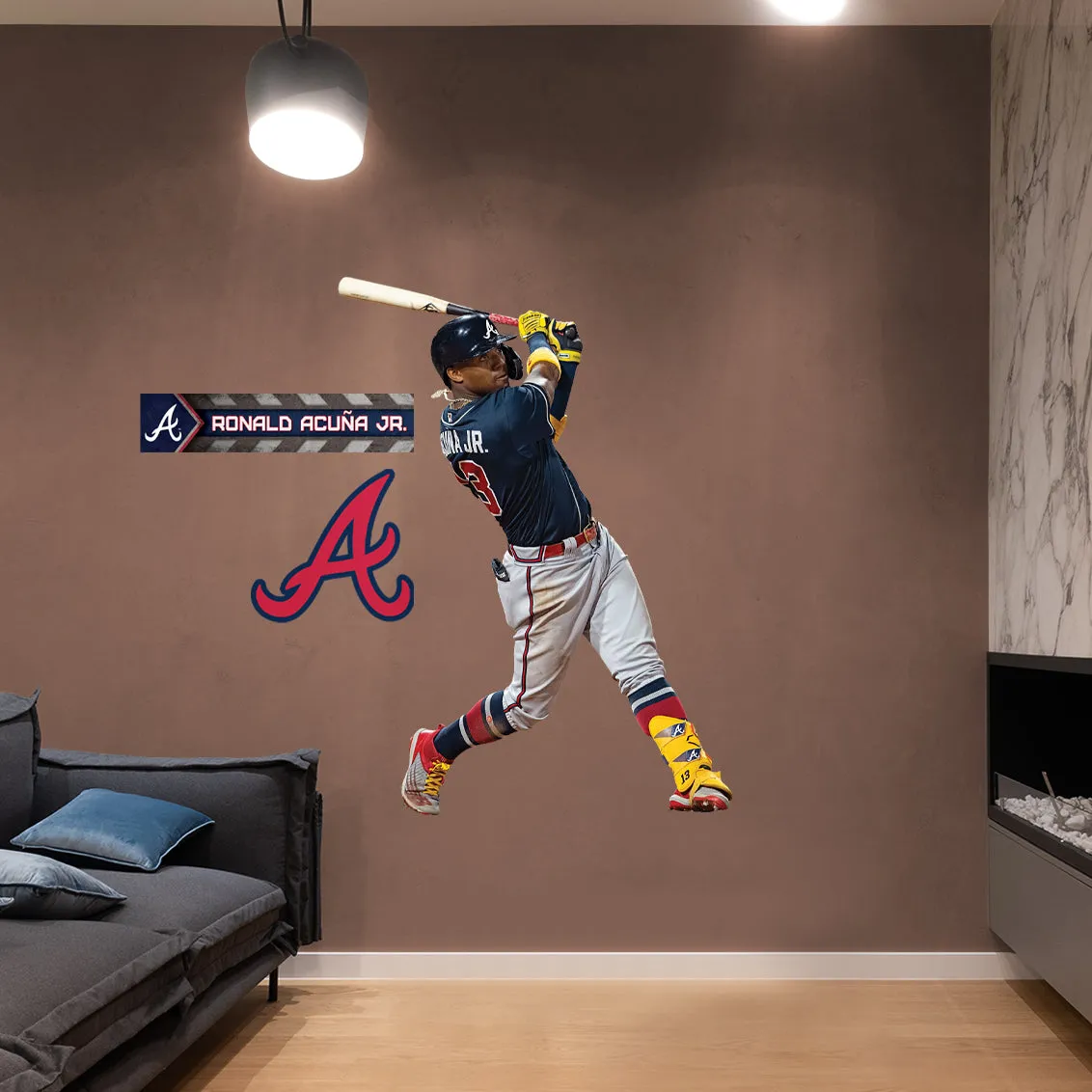 Atlanta Braves: Ronald Acuña Jr. - Officially Licensed MLB Removable Adhesive Decal