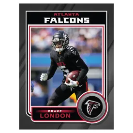 Atlanta Falcons: Drake London Poster - Officially Licensed NFL Removable Adhesive Decal