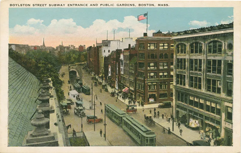 Boylston Street Entrance to Subway