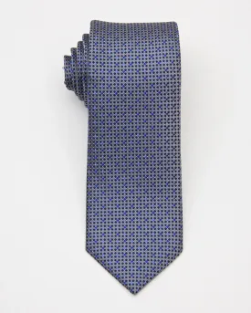 Boy's Tie 20654 Silver/Blue