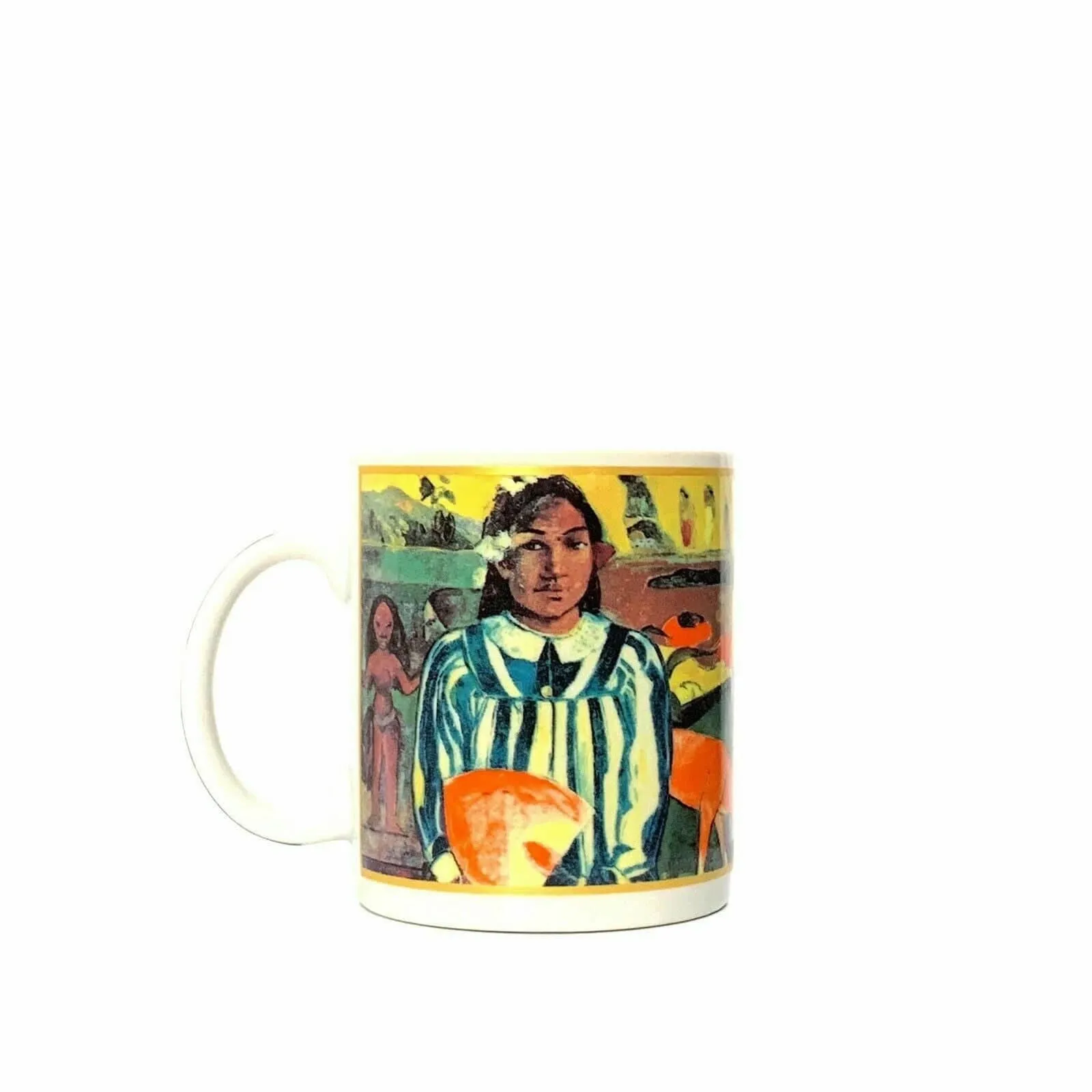 Cafe Arts Mug - Paul Gauguin Artwork Design | 10 fl oz | Colorful Ceramic Coffee Cup | EUC