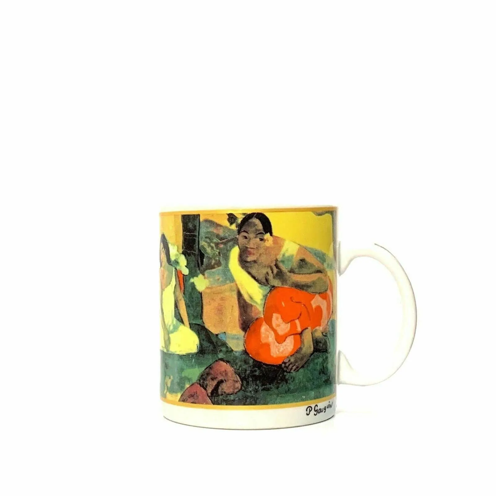 Cafe Arts Mug - Paul Gauguin Artwork Design | 10 fl oz | Colorful Ceramic Coffee Cup | EUC