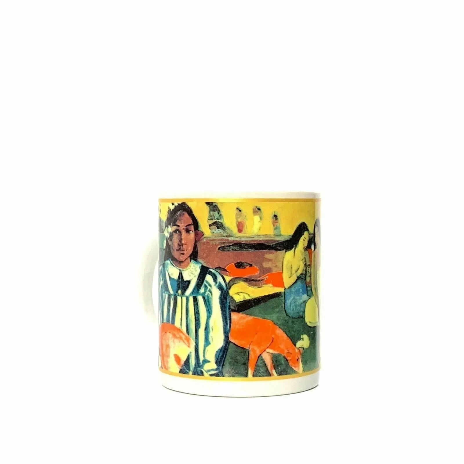 Cafe Arts Mug - Paul Gauguin Artwork Design | 10 fl oz | Colorful Ceramic Coffee Cup | EUC