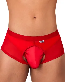 Candyman 99629 Trunk And Thong Set Red