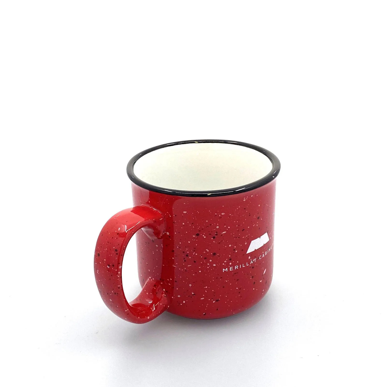 Ceramic Speckled Campfire Coffee Cup Mug “MEAD LUMBER” 12oz