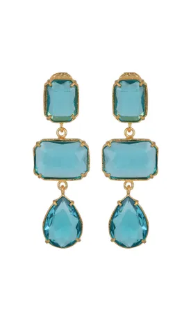 Christie Nicolaides Misha Earrings - Blue