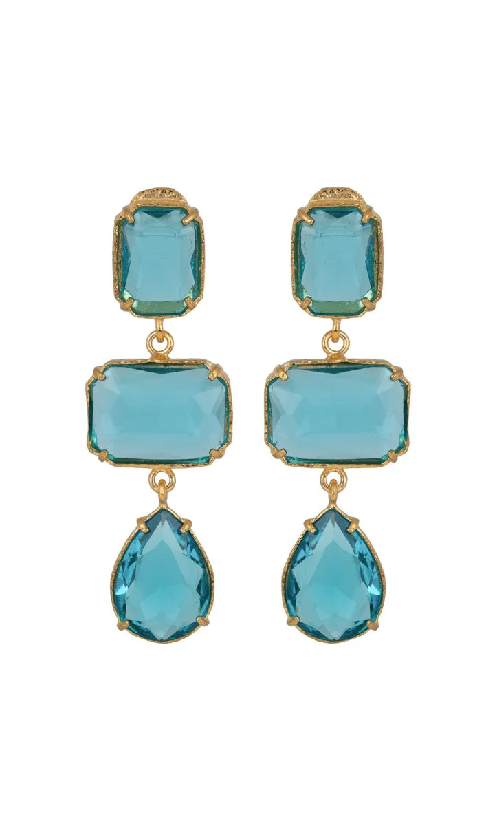 Christie Nicolaides Misha Earrings - Blue