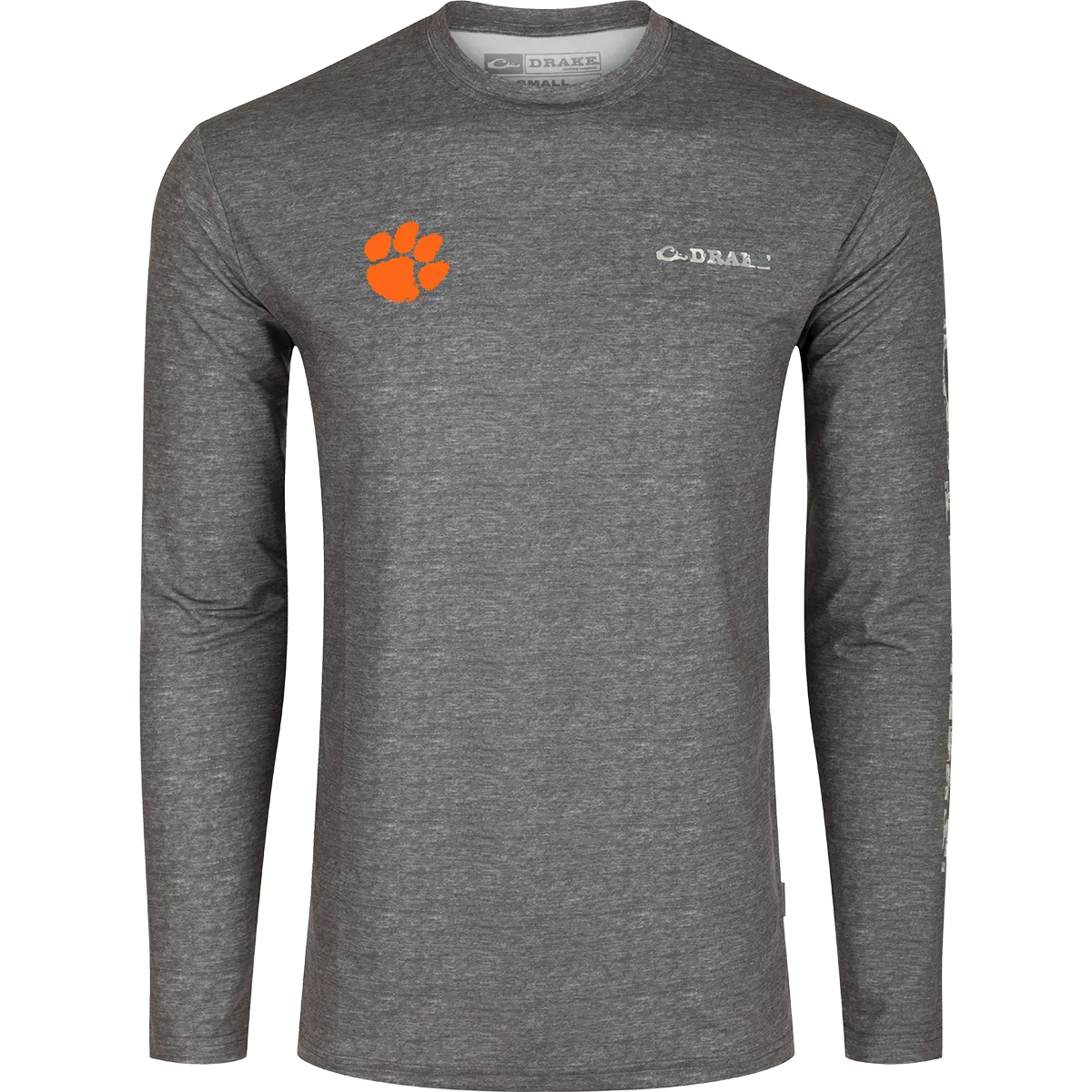 Clemson Performance Heather Long Sleeve Crew