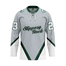 Custom Slippery Rock Gray Replica Jersey