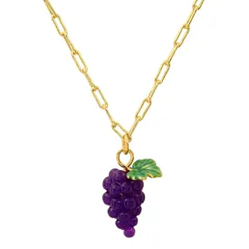 Grape Cluster Necklace