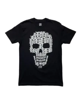 Ink Detroit Skull T-Shirt - Black