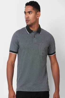 Jacquard Texture Polo