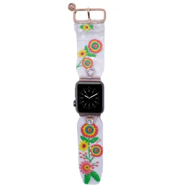 Limited Edition - "Flores" Waterproof Sivella Watchband