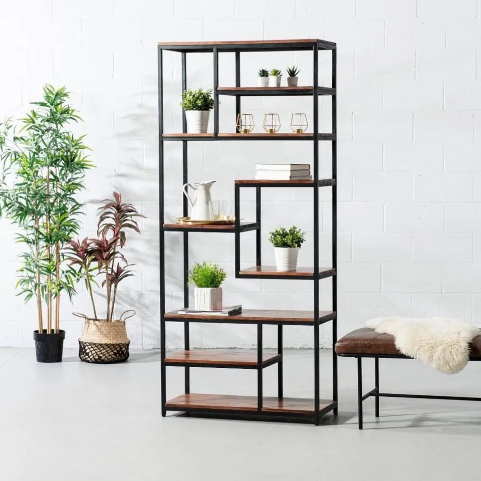 MEDELLIN - Acacia Open Bookcase