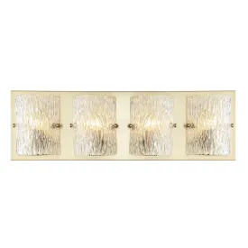 Morgan 376B04SB 4-Light Vanity Light - Satin Brass