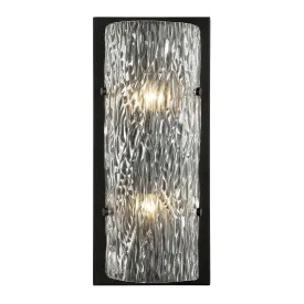 Morgan 376W02BL 2-Light Wall Sconce - Black