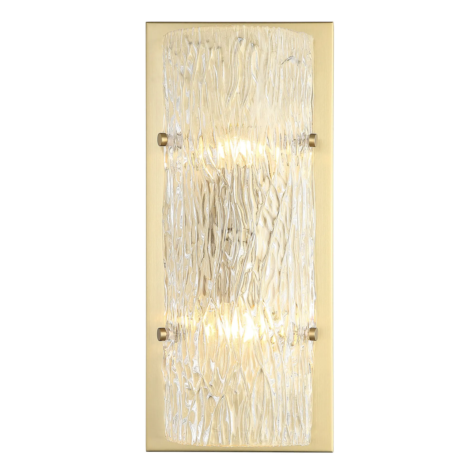 Morgan 376W02SB 2-Light Wall Sconce - Satin Brass