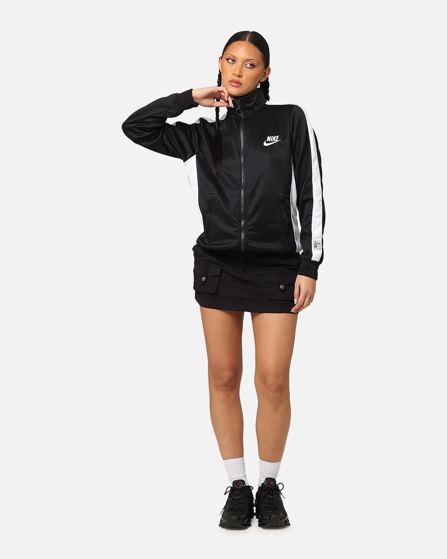 Nike Women's Sportswear Jacket Black/White/White