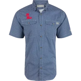 Ole Miss Frat Gingham Short Sleeve Shirt