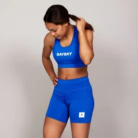 Saysky | Logo Combat Sports Bra | Cobalt Blue | Dames