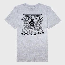 Teenage Mutant Ninja Turtles - Gray Group Tee