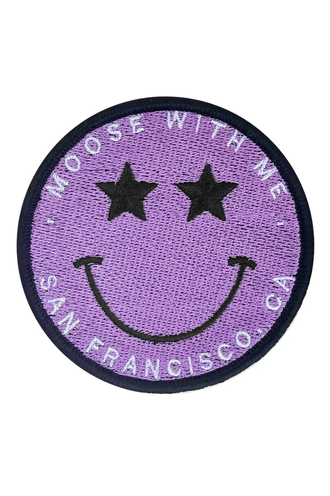 Velcro Patch Star Smiley Face San Francisco California