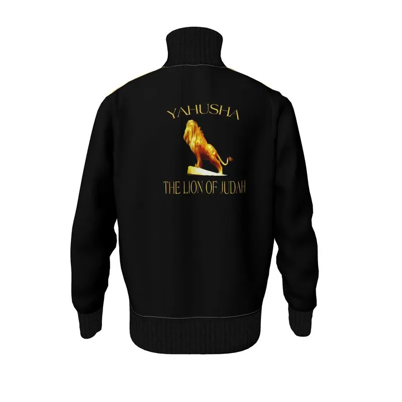 Yahusha-The Lion of Judah 01 Men's Designer Track Jacket